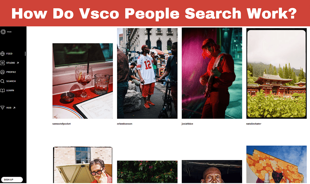 VSCO people search