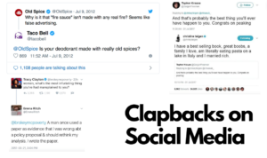 Clapbacks on Social Media